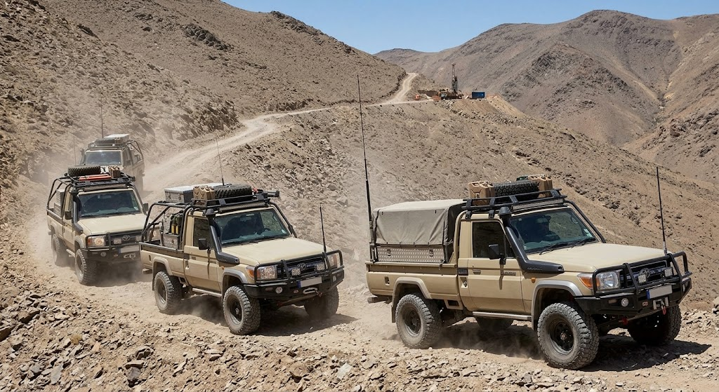 Operaciones en frentes mineros de Quellaveco